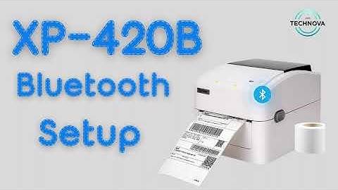 Xprinter XP-420B - Bluetooth driver installation for Windows PC