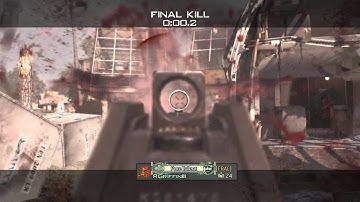MW3 Multiplayer Final Kill Point Blank Headshot/Double Kill RGriffinIII
