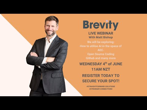 Brevity Live Webinar: How to utilise AI in the AEC space - Matt Bishop