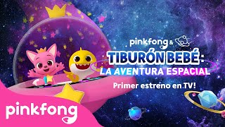 Pinkfong & Tiburón Bebé La Aventura Espacial l Nueva Película en 3D | Pinkfong en español