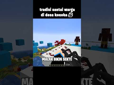 kegiatan seru konoha #minecraft #funny #shorts