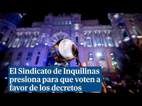 The Tenants' Union pressures deputies to vote in favor of the decrees
