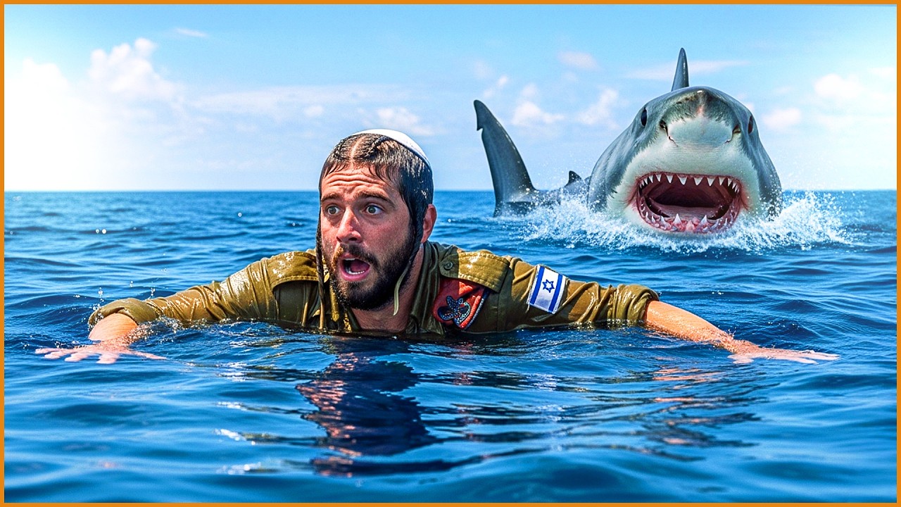 قرش يأكل جندي إسرائيلي بسبب ما فعله