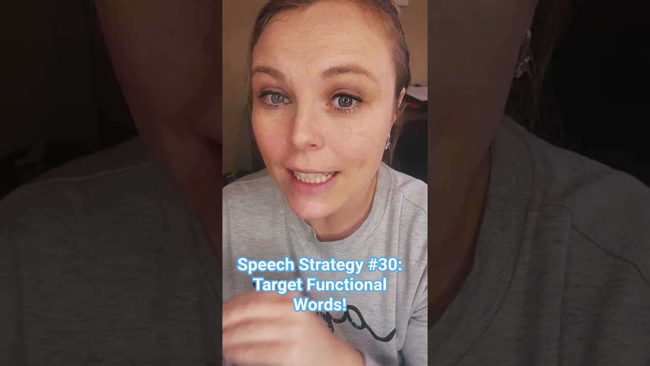 Speech Strategy #30: Use Functional Words With Your Toddler