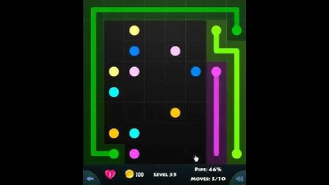 flow game facebook - 8 x 8 mania level 35 Connect the dots