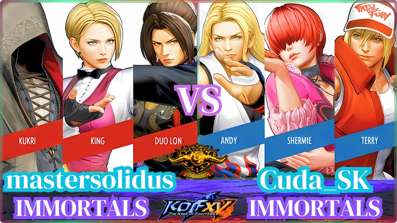 KOF XV🔥The Next Level Of KOF 15 Season🔥 Advance Combos🔥mastersolidus VS ...