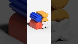 3D Abstract Design In Illustrator #illustrator #graphicdesign #3d #tutorial #ai #3ddesign #sensture