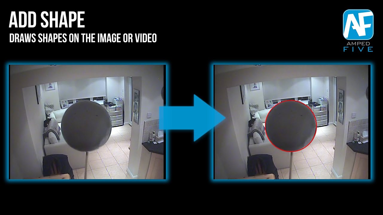 Add Shape: Draw Shapes on Images and Videos in Amped FIVE