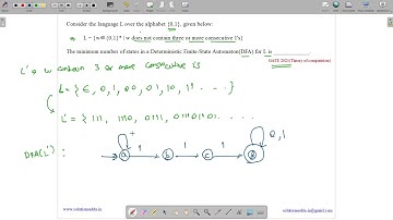 GATE 2023 | TOC | DFA | NO OF STATES | GATE SOLUTIONS ADDA | GATE TEST SERIES | EXPLAINED BY VIVEK