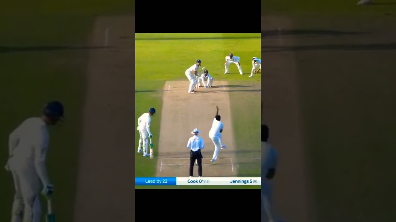 India vs Australia. R Ashwin bowling. Nathan lyon bowling. 