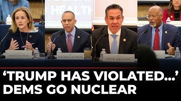US News LIVE: ‘Trump Has Broken the Law’ | Furious Democrats Torch GOP and Warn President of Action