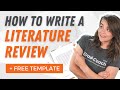 How to write a literature review in 2024 including ai tools  free template  examples