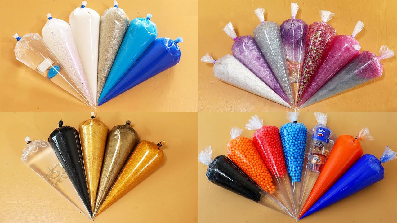 Making Slime with Piping Bags! Most Satisfying Slime Video★ASMR★