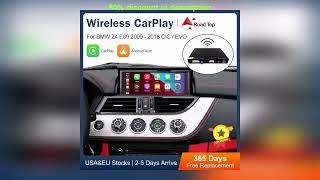#Road Top Wireless CarPlay Android Auto for BMW Z4 E89 CIC EVO System 2009-2018, with Airplay Mir
