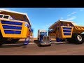 BeamNG Drive - 300MPH BELAZ DUMP TRUCK SANDWICH!