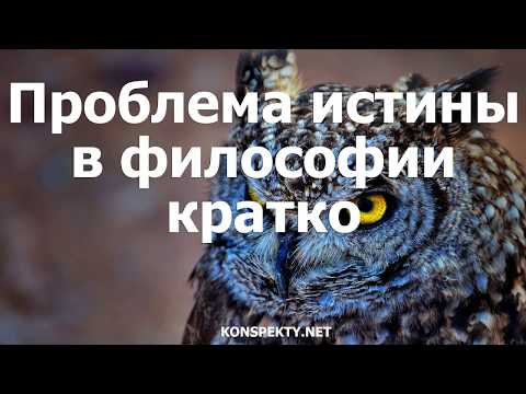 Проблема истины в философии кратко