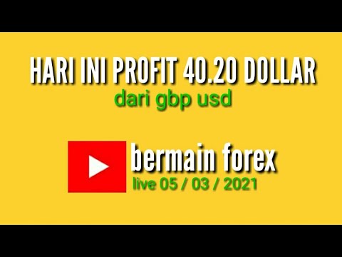 HARI INI DAPAT PROFIT 40.20 DOLLAR DARI GBP USD