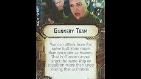 How-to use Weapons Team "Gunnery Team" - Star Wars Armada Explained (SWAE)
