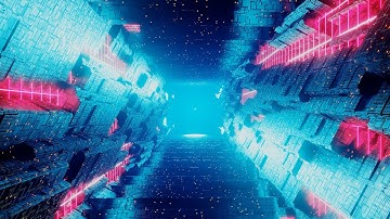infinite loopable rock tunnel in cyberspace ♫•*¨*•.¸¸♪