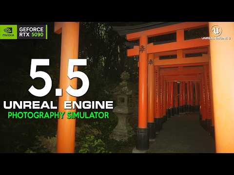 LUSHFOIL PHOTOGRAPHY Simulator looks ULTRA REALISTIC | Unreal Engine 5.5 Tech Demo RTX 5090