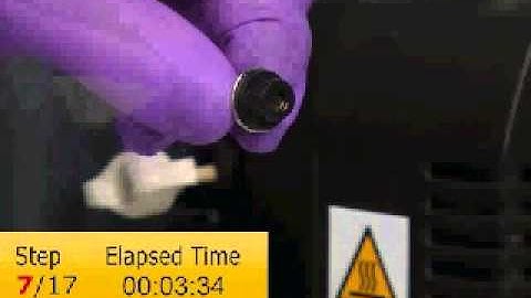 QDA  cone user maintenance / power off