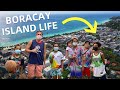 BORACAY ISLAND LIFE - Filipino Kids Teach Me Local Lesson (Basketball House)