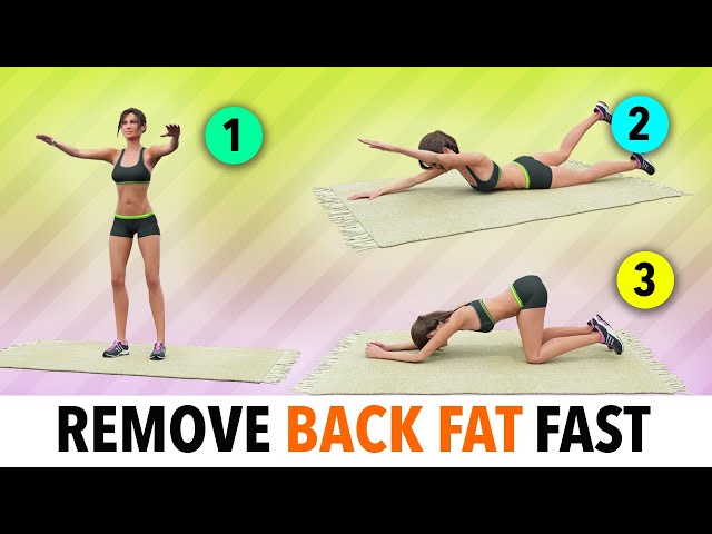 How to lose back fat / back rolls #weightlossjourney