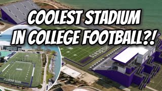 Northwestern’s temporary football stadium on the coast of Lake Michigan is cooler than expected