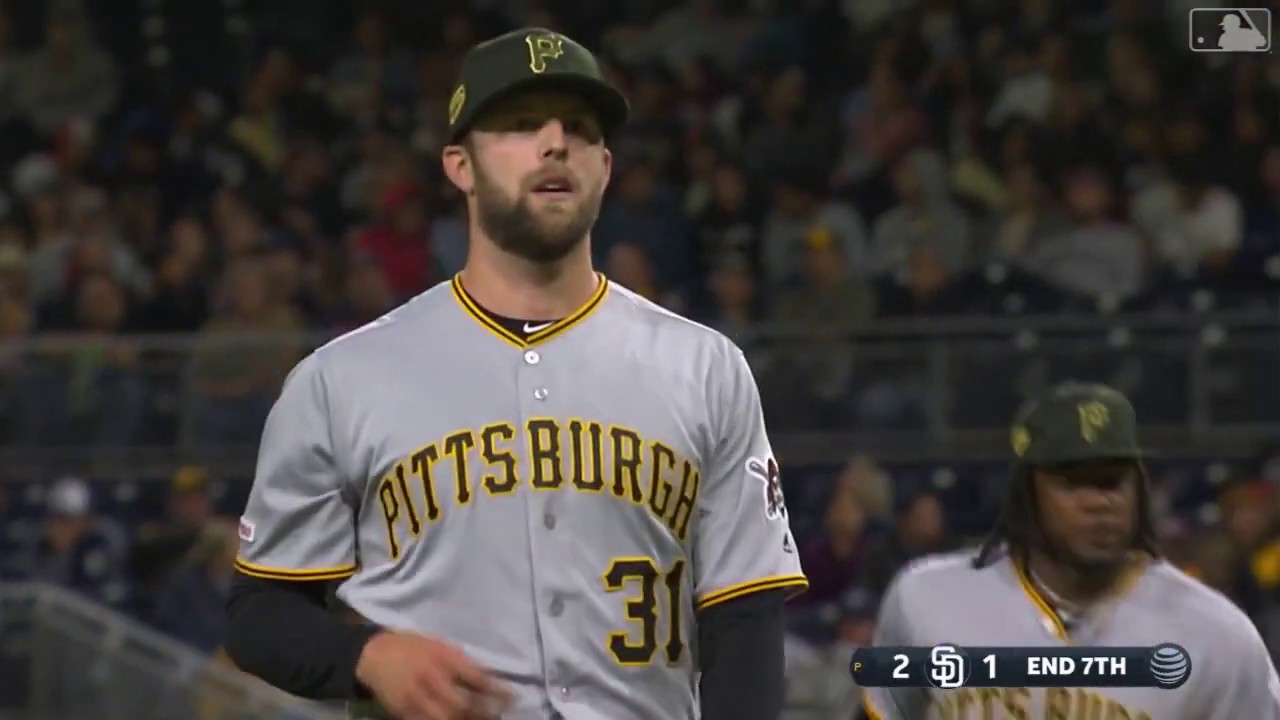 Jordan Lyles 12K - Pirates vs  Padres