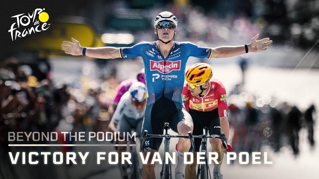 Mathieu van der Poel brings the heat in a scorching Stage 9 of Tour de France | Beyond the Podium