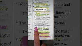 Psalm 91:14