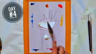 beginner easy ballerina painting 5