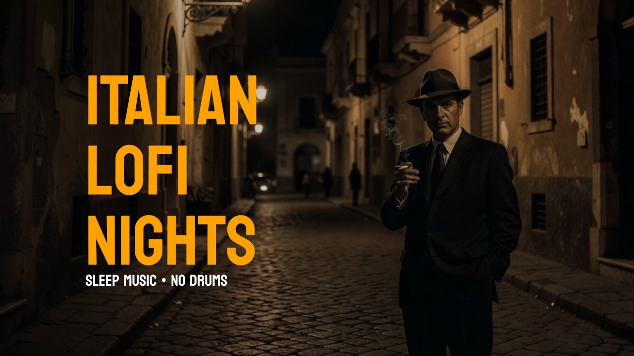 1960s Italian Lofi Nights • Mandolin Dreams for Sleep & Relax