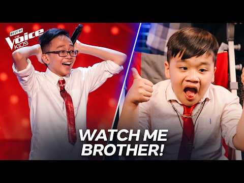 He Promised His Little Brother He’d Turn Chairs, Did It Happen?! | The Voice Kids