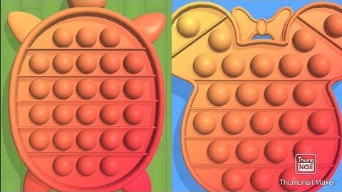 Pop it fidget 3D Gameplay !Very relaxing and satisfying All Levels Gameplay Walkthrough Android iOS