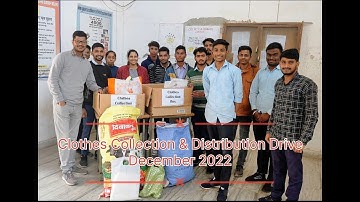 Clothes Collection & Donation Drive 2022 by GPC Hanumangarh Students