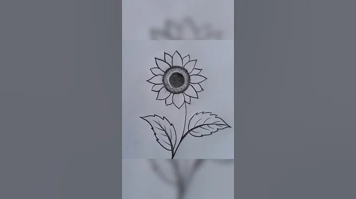 Easy sunflower 🌻 drawing for beginners || step by step sketch drawing #drawing #sunflowers  #sketch
