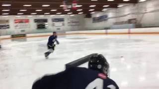 Ryan Pouliot And Mateo Coltellaro Give N Go Into Behind The Goalline Pass Drill