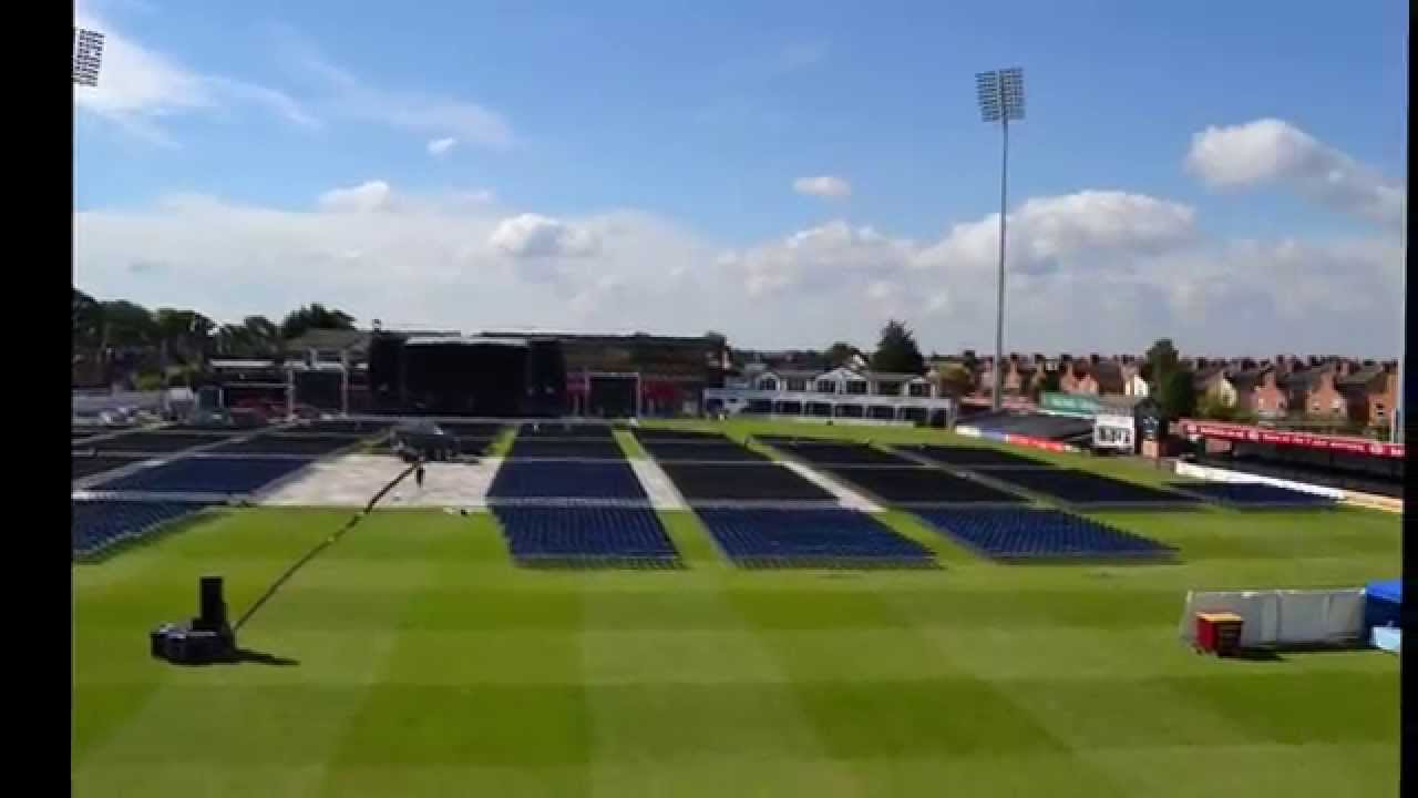 The County Ground is ready for Sir Tom Jones
