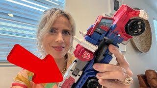 Real Life REVIEW and DEMO of Optimus Prime Transformer