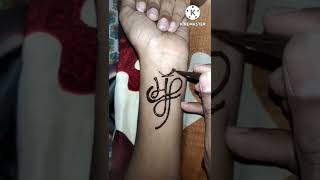 Lovely Tattoo Mehandi Design For Maa Paa