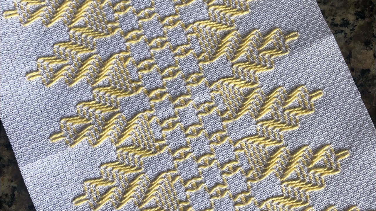 Bordado Vagonite Amarelo Passo a Passo Simples e Encantador | Feito à Mão 