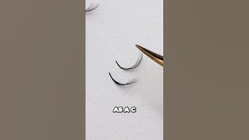 Difference between C and LC curl. #eyelashextensions #lash #lashartisttips