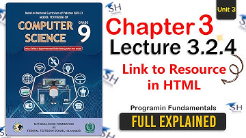 Class 9 Computer Science - Unit 3 Lecture 3.2.4 | NBF | Programming Fundamentals Links to Resources