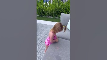 My Toddler stains our couch with chalk!! Testing if it’s really stain proof! #shorts