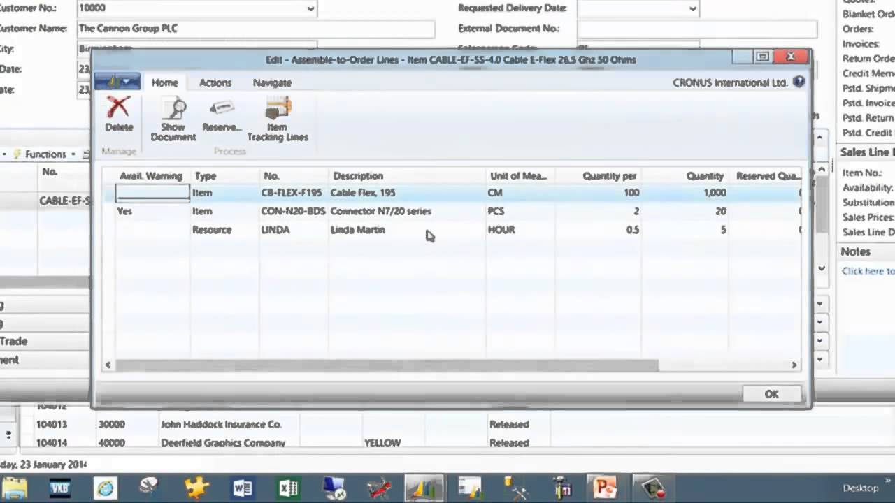 Microsoft Dynamics NAV 2013 SCM Assembly 1 - YouTube