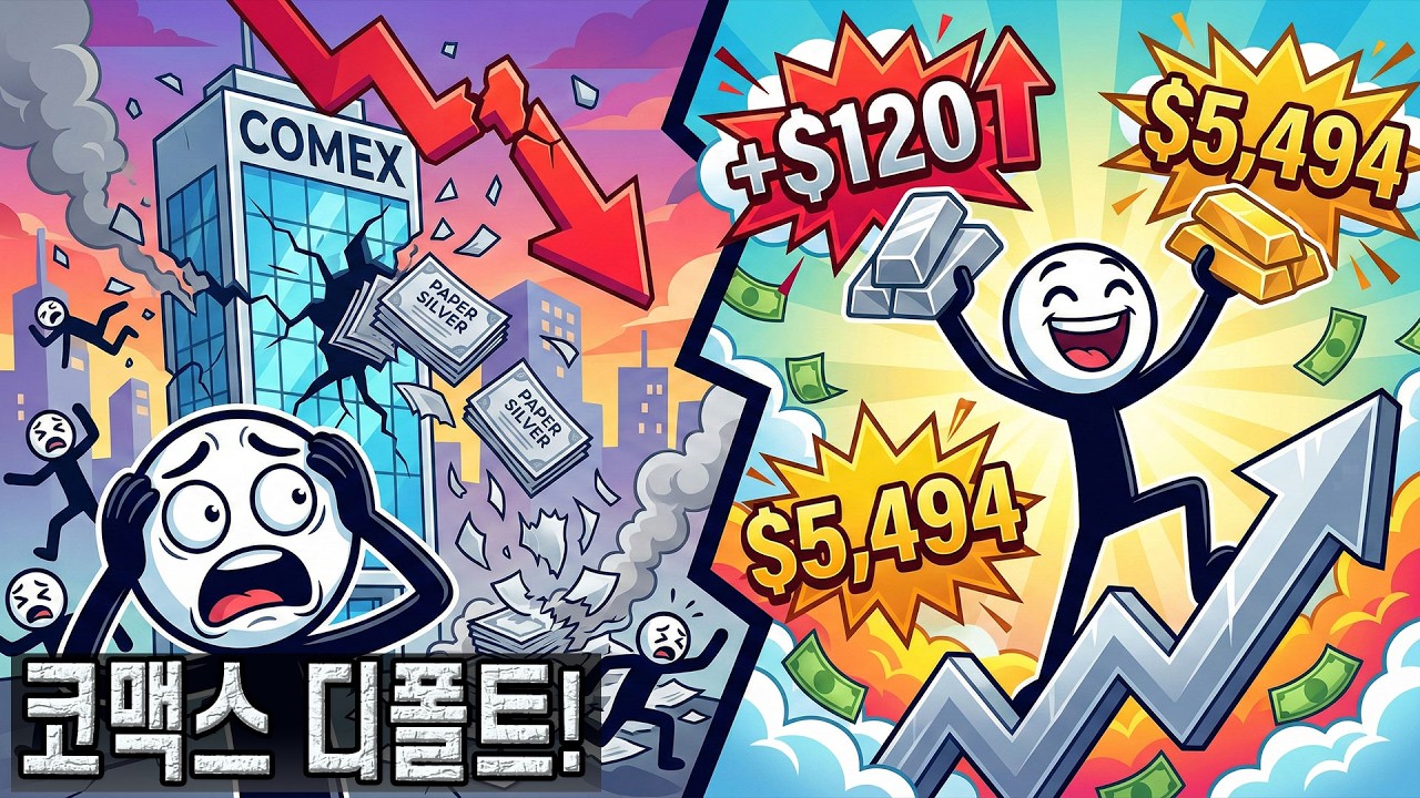 🚨 상하이 실물 은 120달러 폭등-암시장 금값 5,494달러 폭발. 코맥스 디폴트 시작.종이 은 시장의 전면적인 붕괴가 임박했습니다.