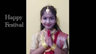 Dance Tribute Durga Puja 2020 Simple Girl - Divyansi