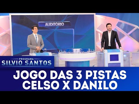 Jogo das 3 Pistas - Celso Portiolli x Danilo Gentili | Programa Silvio Santos (04/11/18)