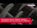 Mclanahan screw washer washing classifying and dewatering fine material